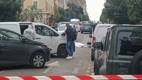 Un homme armé d'un couteau a été tué par la police dans le centre-ville d'Ajaccio, le 20 décembre 2025.
