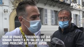 Tour de France : "L'essentiel est que Romain (Bardet) a pu rallier la ligne sans problème" se réjouit Jurdie