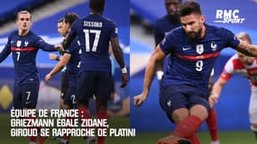 Équipe de France : Griezmann égale Zidane, Giroud se rapproche de Platini 