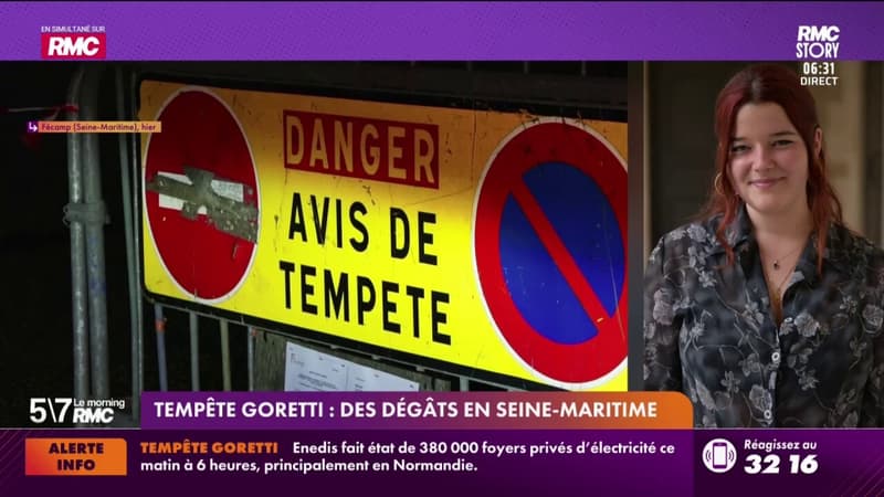 Tempête Goretti : Des dégâts en Seine-Maritime