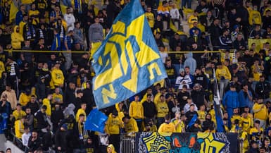 Des supporters du Maccabi Tel-Aviv au stade Bloomfield (illustration)