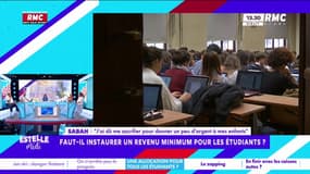 Revenu minimum pour les étudiants: "Au Pays-Bas, tous les étudiants ont 1,000€" souligne Sabah, auditrice