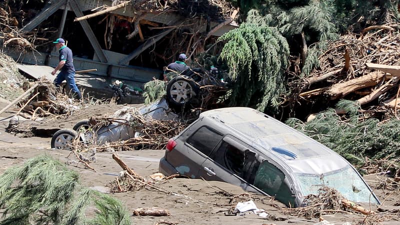 La capitale de la Géorgie Tbilissi a été dévastée par de violentes inondations, le 14 juin 2015.