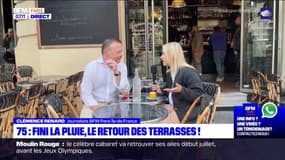 Paris: le soleil de retour dans la capitale, les commerçants ravis de pouvoir rouvrir leurs terrasses