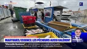 À Martigues, les pêcheurs font face aussi aux difficultés d'approvisionnement en essence