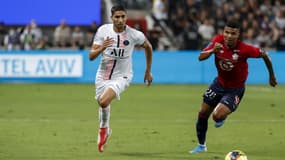 Achraf Hakimi lors du Trophée des champions du PSG
