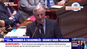 Lors des Questions au gouvernement, Michel Barnier demande du "respect" et regrette que "l'Assemblée nationale ait en effet bien changé"
