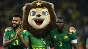 Eric-Maxim Choupo-Moting et Michael Ngadeu lors de la CAN le 13 janvier 2022
