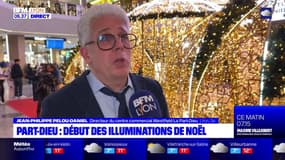 Lyon: début des illuminations de Noël à la Part-Dieu