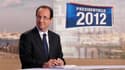 François Hollande a déclaré mardi sur TF1 qu'il entendait la colère des électeurs de Marine Le Pen (qui représentent 17,9% des voix du premier tour), mais qu'il n'entendait ni les flatter, ni les séduire, ni se renier en vue du second tour. /Photo prise l