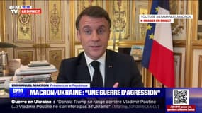 Guerre en Ukraine: "Quel est notre objectif? Une paix durable et solide", affirme Emmanuel Macron