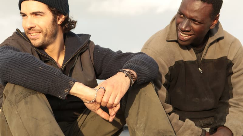 Tahar Rahim et Omar Sy dans "Samba".