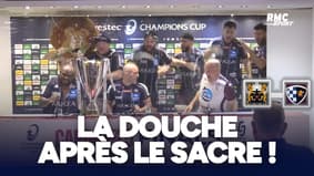 Northampton 20-28 UBB : "Champion d’Europe !", la douche de bière en pleine conf'