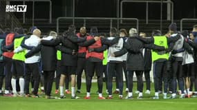 La minute de silence des Bleus