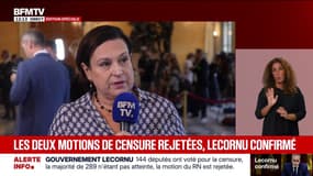 "J'ai voulu exprimer la nécessité de sortir de ce blocage par un retour aux urnes": Alexandra Martin (LR) explique son choix de voter pour les motions de censure