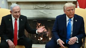 Benjamin Netanyahu et Donald Trump à la Maison Blanche le 4 février 2025