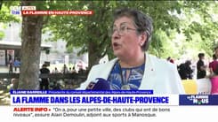 "Tout le monde a souhaité voir la flamme sur notre territoire": Éliane Barreille se félicite du passage de la flamme olympique dans les Alpes-de-Haute-Provence