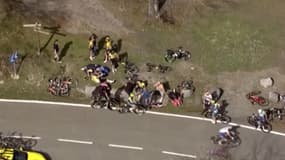 Très grosse chute sur le Tour du Pays Basque, 4 avril 2024
