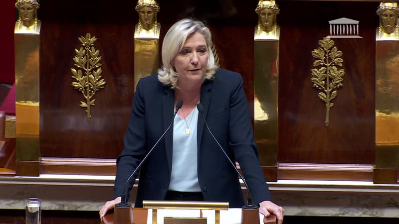Budget: Marine Le Pen annonce que le RN votera finalement la motion de censure de la Nupes