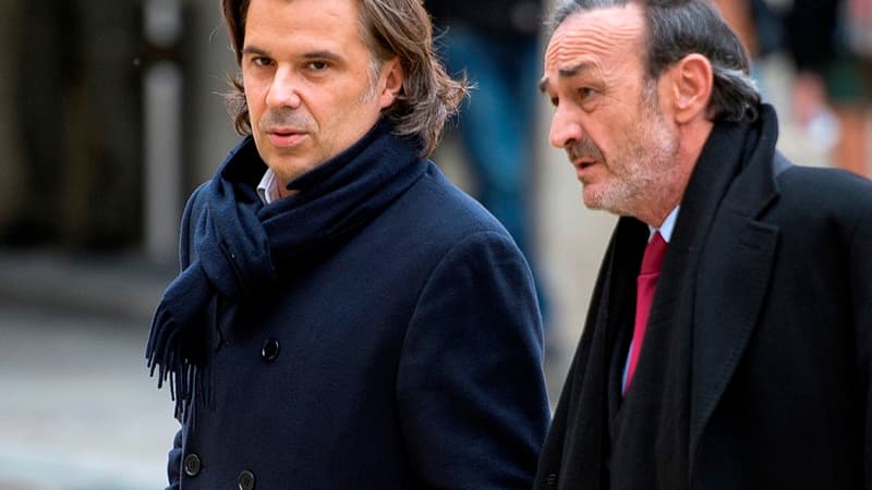 Vincent Labrune, président de l'OM, et Jean-Louis Triaud, président de Bordeaux