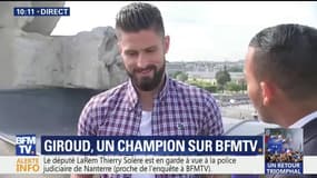 "C'est passé vite", Giroud reconnait que les Bleus ont filé sur les Champs-Élysées