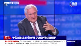 Pour Jean-Pierre Raffarin, Éric Zemmour "dit un certain nombre de choses qui sont entendues dans le pays"