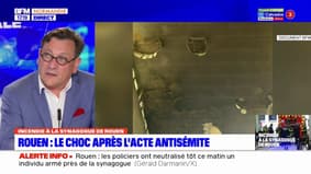 Synagogue incendiée à Rouen: "Quand on s'attaque au culte juif, c'est un acte antisémite"