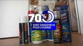 70% des produits destinés à la lutte contre les nuisibles seraient dangereux pour l'homme selon une étude de 60 Millions de consommateurs.