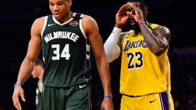 Giannis Antetokounmpo et LeBron James