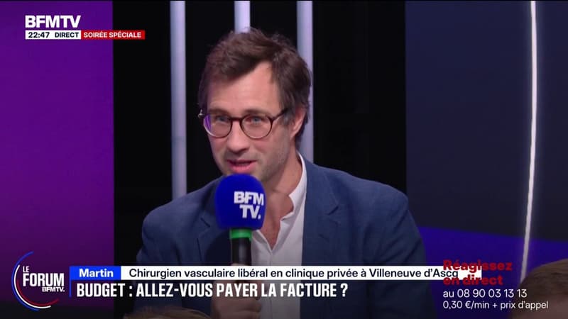FORUM BFM - Martin, chirurgien, estime qu'il n'y a "pas de vraie vision sur la santé en France"
