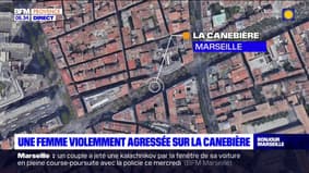 Marseille: une femme violemment agressée sur la Canebière