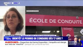 Le permis de conduire à 17 ans serait "une bonne chose mais sous conditions", estime Christelle Oberholz d'un syndicat d'auto-écoles