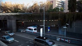 Le tunnel où deux hommes, dont Mohamed M. dit "Le Babouin", ont été tués le 10 novembre 2015 à Marseille. 