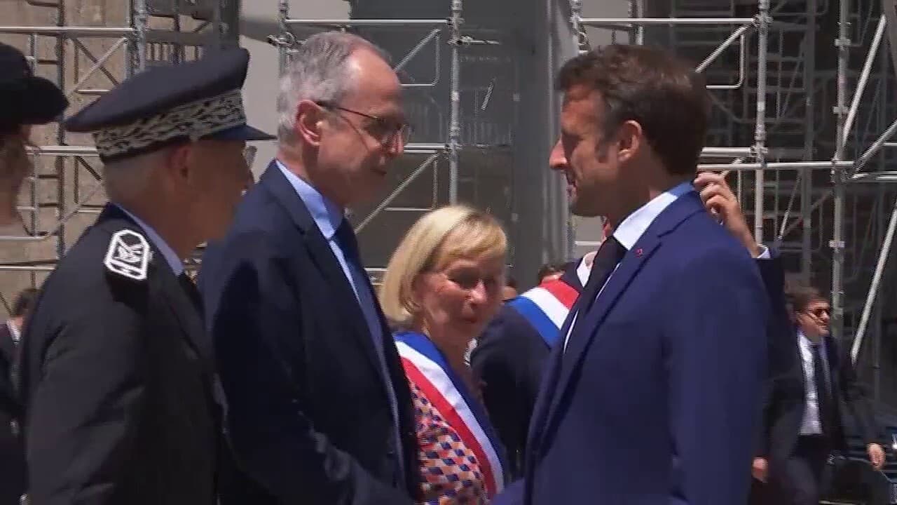 Emmanuel Macron à Marseille: suivez en direct sa visite sur le chantier ...