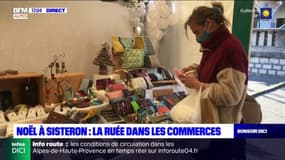 Noël à Sisteron: ruée dans les commerces