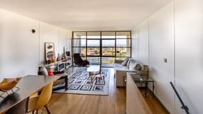 Vue d'un appartement de la cité radieuse