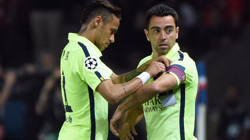 Neymar et Xavi