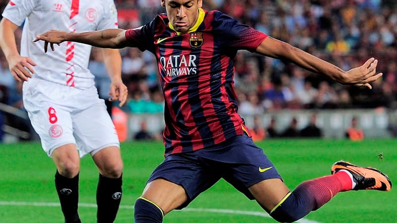 Neymar, l'attaquant du Barça