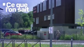 La caserne des pompiers à Evian-les-Bains (Haute-Savoie).
