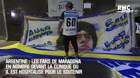 Argentine : Les fans de Maradona en nombre devant la clinique où il est hospitalisé pour le soutenir