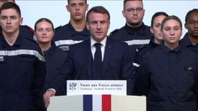 Ukraine: "Notre devoir est de rendre la victoire russe impossible" affirme Emmanuel Macron lors de ses vœux aux armées