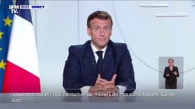 Emmanuel Macron: "Jamais la France n'adoptera la stratégie" de l'immunité collective