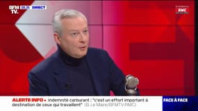 "L'équité, c'est que tout le monde porte une part du fardeau de l'inflation", estime Bruno Le Maire, qui souhaite mettre en place un panier anti-inflation