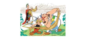 La pochette du nouvel album d'Astérix, "Le Papyrus de César", dont la sortie est prévue pour le 22 octobre.