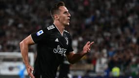 Milik avec la Juventus Turin