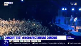 Concert-test: 5000 spectateurs conquis