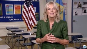 Jill Biden lors de sa prise de parole virtuelle pour la convention démocrate le 18 août 2020.