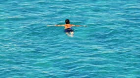 Un nageur à Marseille