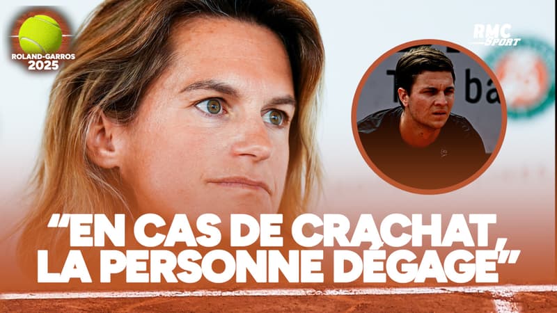 Roland-Garros : "En cas de crachat, la personne dégage" réaffirme Mauresmo