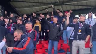John Textor en tribunes lors du derby U17 OL-ASSE, le 24 mars 2024.